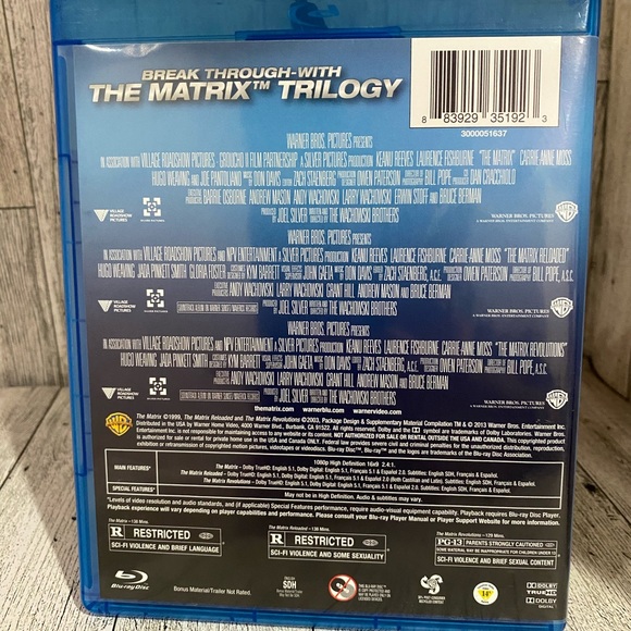 Matrix Triple Feature Blu Ray - Picture 2 of 4